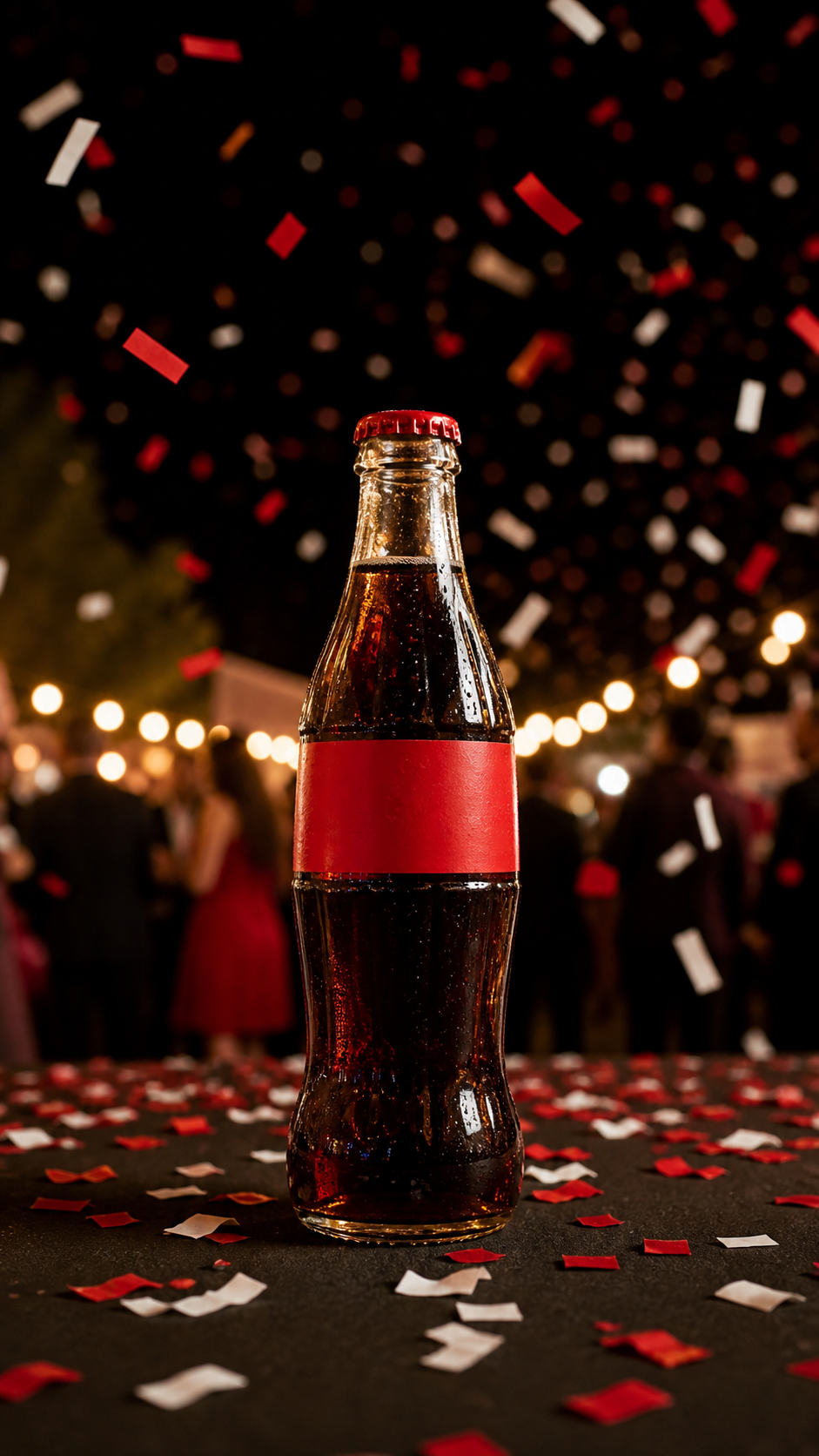 Bottle at a celebration