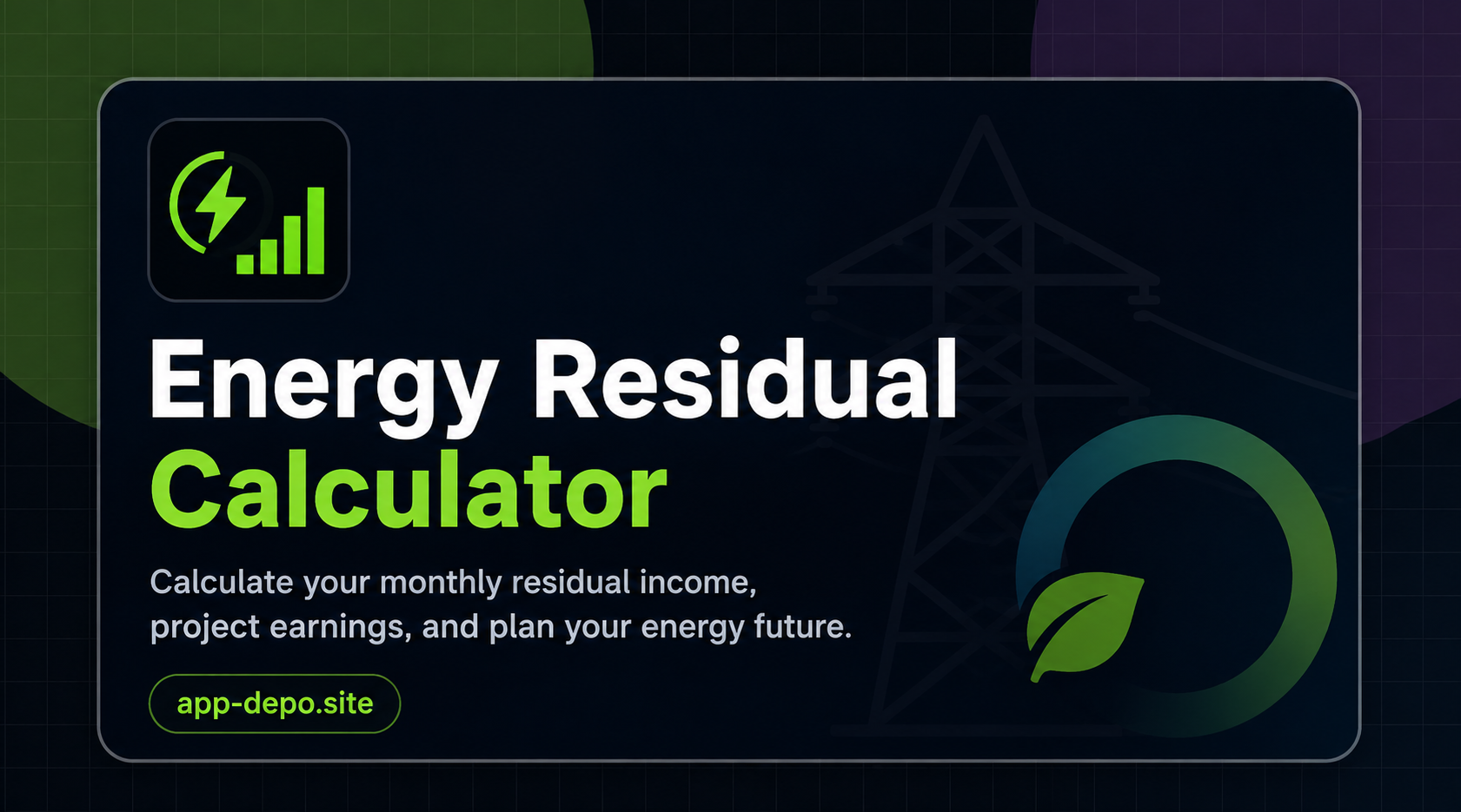 Energy Residual Calculator