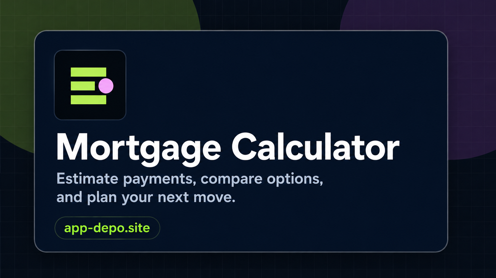 Mortgage Payment Calculator