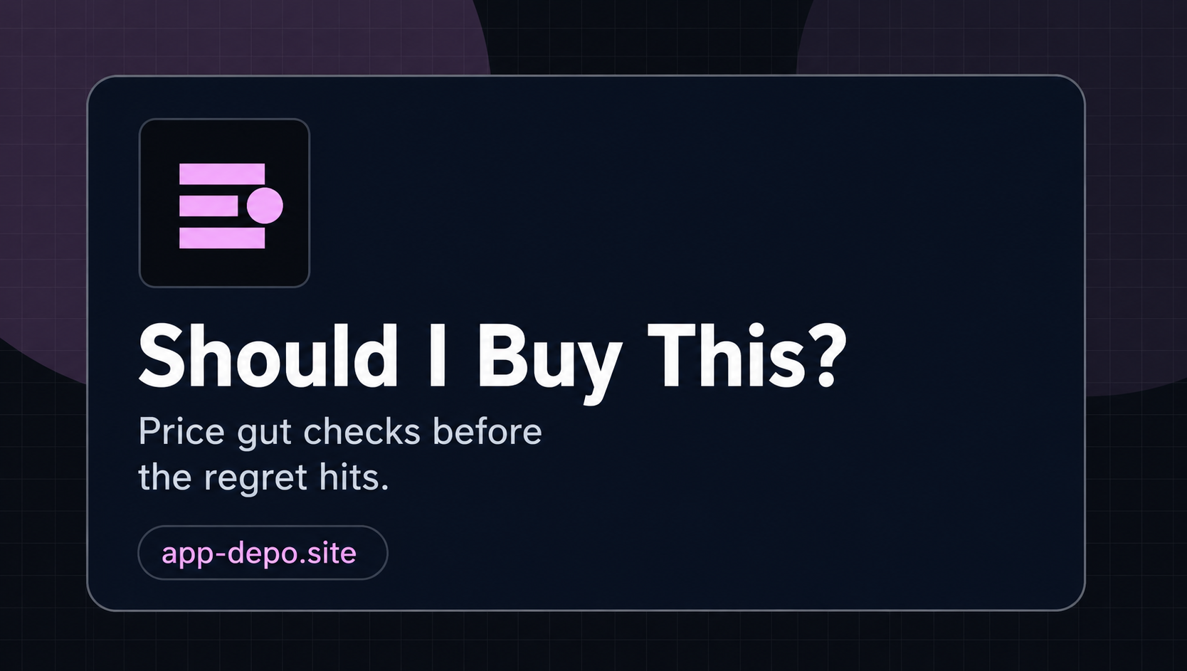 Should I Buy This?